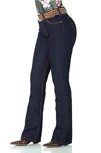 Calça Jeans Feminina Cowboy ST Lycra Boot Cut Lisa