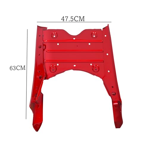 Image of Floor Platform for Honda Activa 3G | ABS Material | Compatible Scooter Floor Body Panel | Imperial Red Metallic