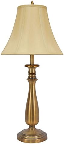 Fangio Lighting 1159 Traditional Metal Table Lamp, 29", Restoration Antique Brass