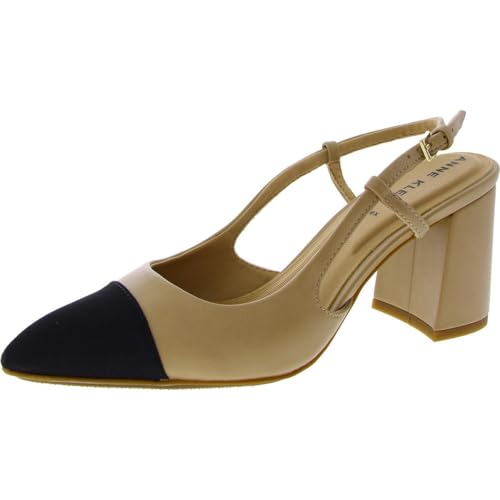 Escarpins Anne Klein Brooklyn Noir Nude en taille 37 pour Femme