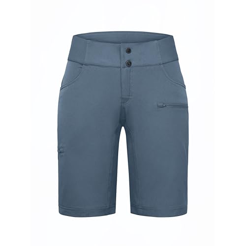 SHREDLY All Time 11" Zipper Snap Mid Rise Short | Lightweight & Durable | Secure Closure | Durable Trail Fit | Azul | 8