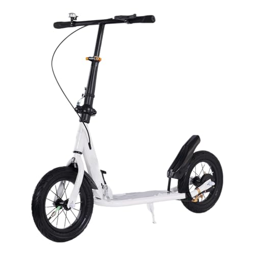 Ketomi �X�N�[�^�[ �܂肽���ݎ��X�P�[�g�{�[�h �������߉\ ���L�z�C�[�� �O��V���b�N�z���V�X�e���t�� �ʋ� ���W���[ ��ʋ@�ւɍœK (�z���C�g,����89~109cm)