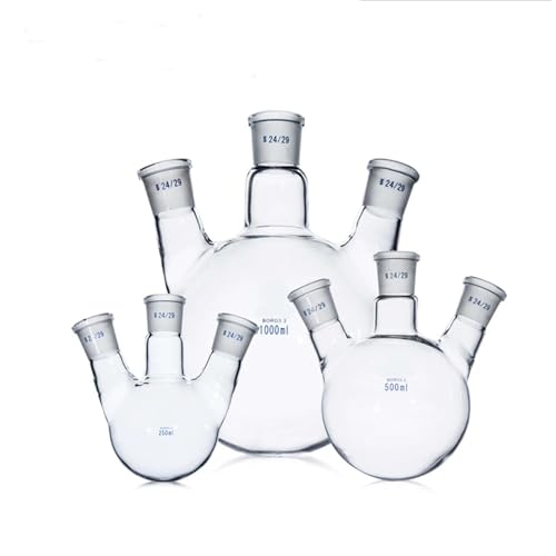 Ballon de laboratoire en verre éviter les fissures au chauffage grâce au fond rond 100ml
