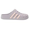 adidas-Unisex-Adult-Adilette-Clog-Slide-Sandal adidas Unisex Adilette Clog Slide Sandal, Glory Grey/Pink Tint/Glory Grey, 5 US Men