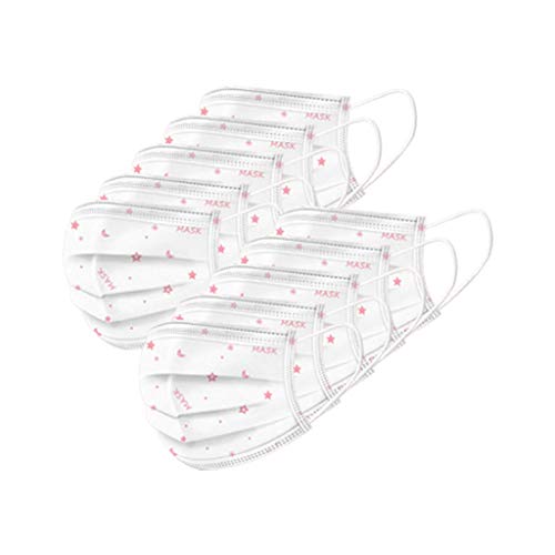 AxiBa descartável 3 camadas de tecido de algodão antipoeira com elástico antipoluição do ar para uso