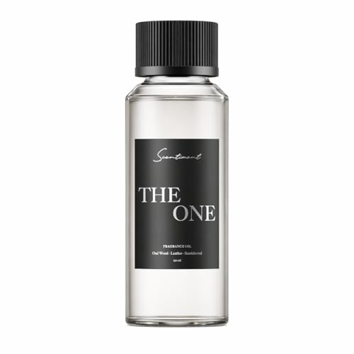 Scentiment The One Diffuser Oil - Premium Hotel Scent with Notes of Cardamom Leather Lemon with Cinnamon & Sandalwood Home Scent Hotel Fragrance Oil Diffuser Refill - 4.06 fl oz (120 mL)