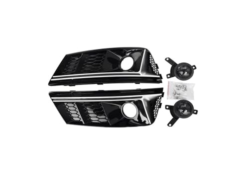 Grille de phare antibrouillard et calandre avant au design précis pour A4 2016-2018