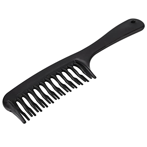 Peine doble para desenredar cabello rizado, negro, 2 unidades miniatura 7