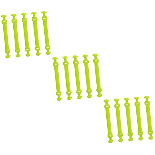 KESYOO 3sets Tennis Racket Dampener Silicone Absorbers Long Buckle for Stability Simple DIY Fit Racket Sizes 5pcs*3