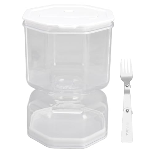 Purnle and Olive Hourglass Jar de plástico a prueba de fuga innovador contenedor de almacenamiento de cocina para encurtidos kimchi y verduras duradera material de 32 oz de 32 oz (-3118240235612)