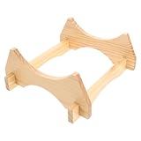 Acento de exhibición encantador: con una base de barril de madera para contenedores y exhibición de contenedores de vino, este soporte dispensador de bebidas enriquece cualquier interior con belleza rústica y textura de madera natural, base dispensadora de whisky, soporte dispensador de agua