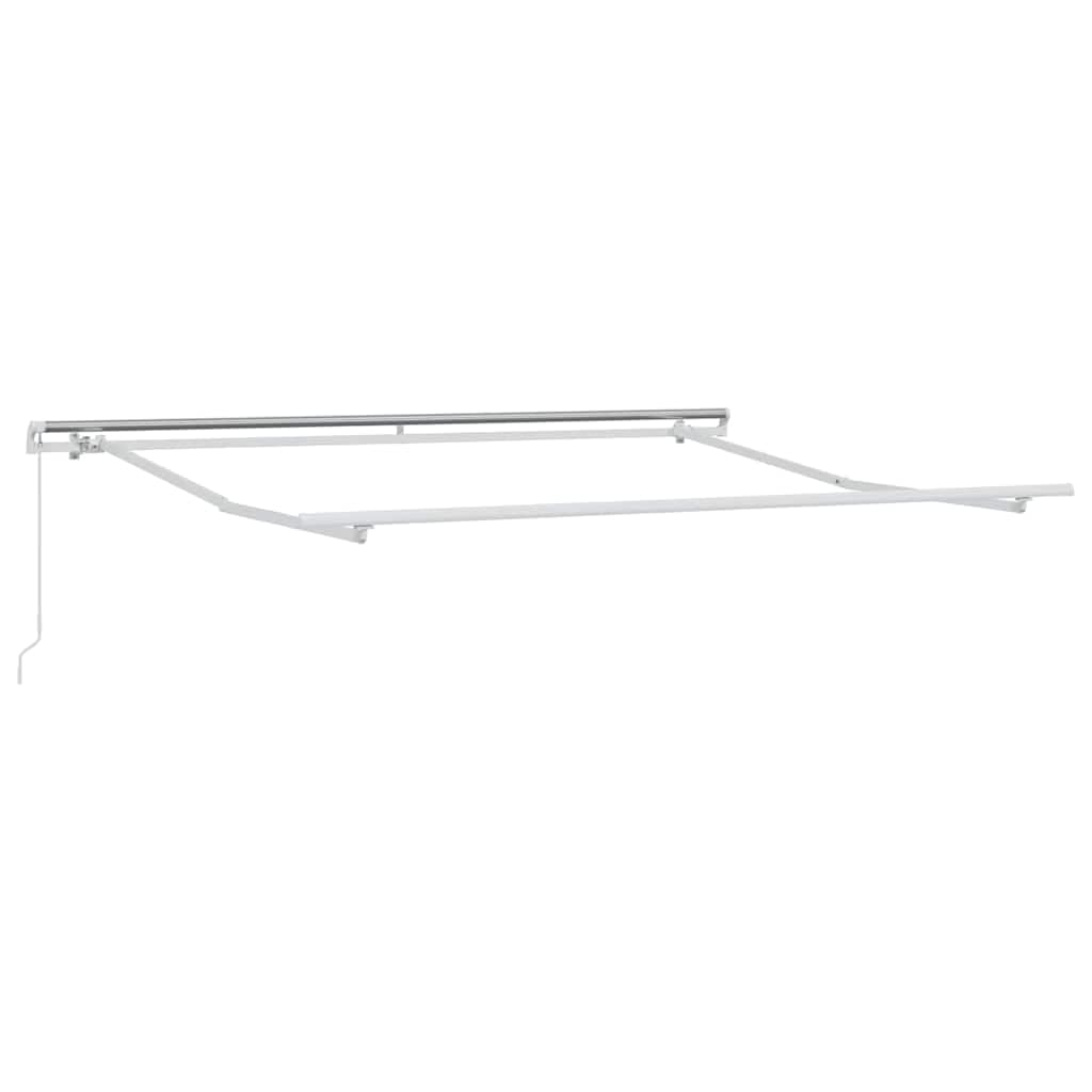 Tenda da sole estensibile manuale, protezione solare, giallo/arancione, 300 x 250 cm | Ombreggiante flessibile con manovella per balcone, veranda e giardino. Angolo di inclinazione regolabile individualmente.