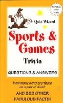 Paperback Quiz Wizard: Sports & Games Trivia Questions & Answers Book