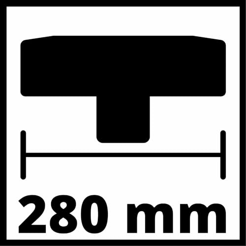 Einhell Bodendüse mit Rollen als Nass-Trockensauger-Zubehör (28 cm breit, umschaltbar zwischen Hart- und Teppichboden, passend für alle Einhell Nass-Trockensauger)