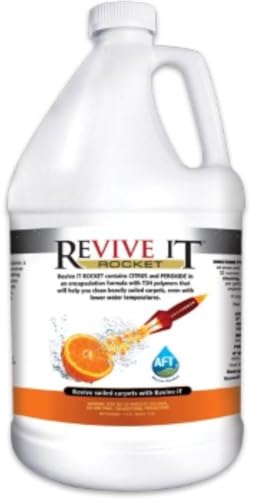 Revive It Rocket Carpet Cleaner, Professional Strength, Citrus and Peroxide Formula, 1 Gallon