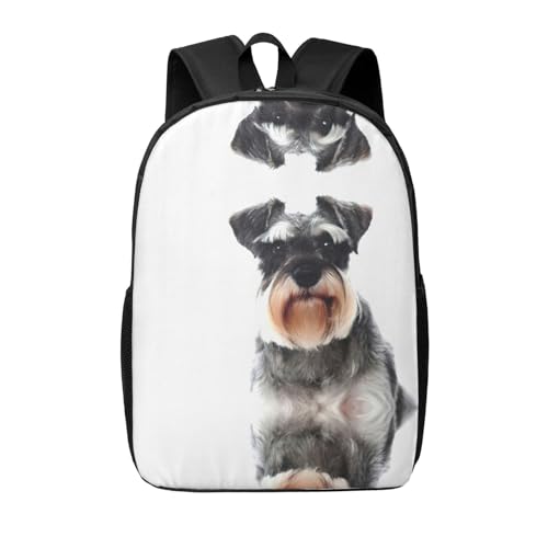 Mochila Schnauzer EdWal negra ligera unisex para universidad