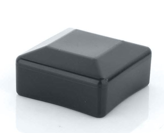 Fence Post Cap for External Dimensions 16 x 16 mm, Fence Caps Anthracite, Post Cap Pyramid Square Fence Post Caps Fence Cover Post Lid, Pipe Caps Made of Plastic