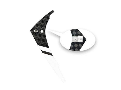 Microheli Carbon Fiber Vertical Fin Set (RD) - Blade NCPX/NCPS/mSR S/Nano S2