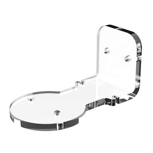 AMZLORD Wandhalterung aus Acryl kein Bohren/Bohren Selbstklebende Regal-Kamera-Halterung for Eufy Security Indoor Cam S350