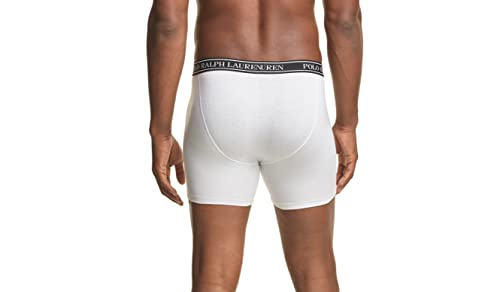 Image of POLO RALPH LAUREN Underwear Boxer Brief, 3-Pack, Stretch Classic Fit, Moisture Wicking Pouch, Regular, Trunk & Long Leg