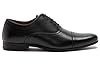 Thomas Crick Men's 'Mellor' Classic Oxford Lace-Up Shoes, Formal Shoes with Stylish Lace Detail, Comfortable, Durable and Versatile with Fine Quality Leather (Black/Tan) #2