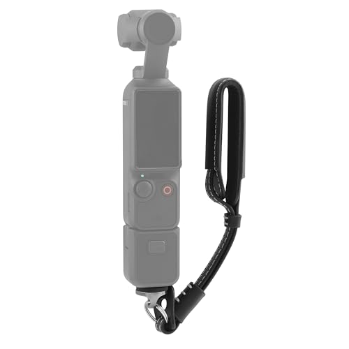 JCMOYUTY Wrist Hand Strap for DJI Osmo Pocket 3, Mobile 6 / SE/RS 3/3 PRO / 4 PRO/OM 5 Stabilizer Leather Lanyard
