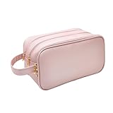 LIXSAZSE Aspecto Elegante y práctico Organizador de Maquillaje para Mujer, práctico y Neceser para cosméticos, Rosa
