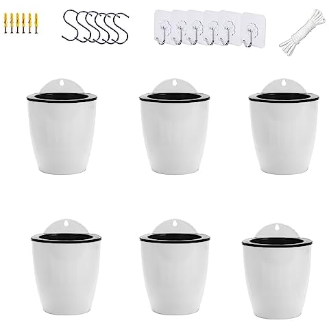ORIMERC Pots de fleurs verticaux auto-arrosants Cover