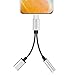 Produktbild ZERKAR USB C auf 3.5mm Kopfhörer Adapter Typ C auf 3.5mm Klinke Adapter, 2 in 1 USB Typ C Aux Audio Splitter Kompatibel mit Google Pixel 3XL, iPad Pro, Samsung S20, Huawei P40/P30, HTC U11