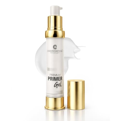 Image of COLORESSENCE Premium Primer Gel, 30ml | For All Skin Types | Minimizes Pores | Long Lasting | Matte Finish | Waterproof | Infused with Vitamin E