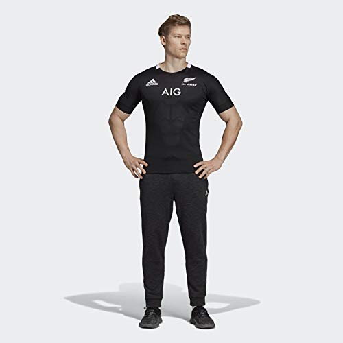adidas mens All Blacks Home Jersey Black Large
