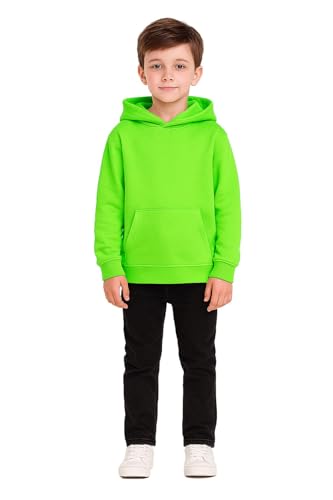 Pull chemise pour filles garçons sweat-shirt uni tie dye confortable