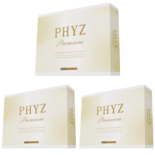 BRIDGESTONE(�u���a�X�g��) �S���t�{�[�� PHYZ �v���~�A�� 1�_�[�X(12����) �S�[���h�p�[�� PMGX (× 3)