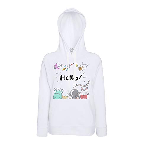 Sweat à capuche hello astronaute idéal pour les journées d'école et sorties au parc