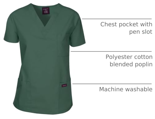 Image of Dagacci Scrubs Medical Uniform Women and Men Scrubs Shirts and Tops