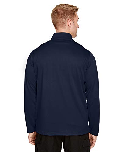 Sudadera cremallera 1/4 azul marino Harriton 6XL transpirable 3