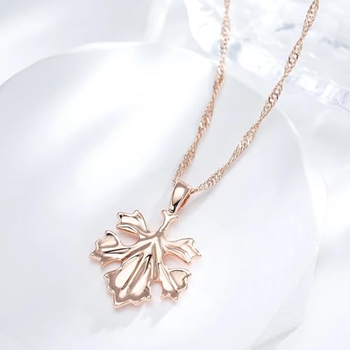 Chaîne hommes bijoux tendance collier pendentif feuille mode romantique - 5