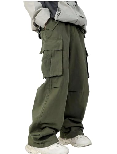 ZAFUL Mens Cargo Pants Casual Jogger Multi Pockets Outdoor Hiking Pants Work Sweatpants