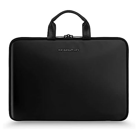 Briggs & Riley Delve 15 inch Laptop Sleeve, Black, One Size Cover
