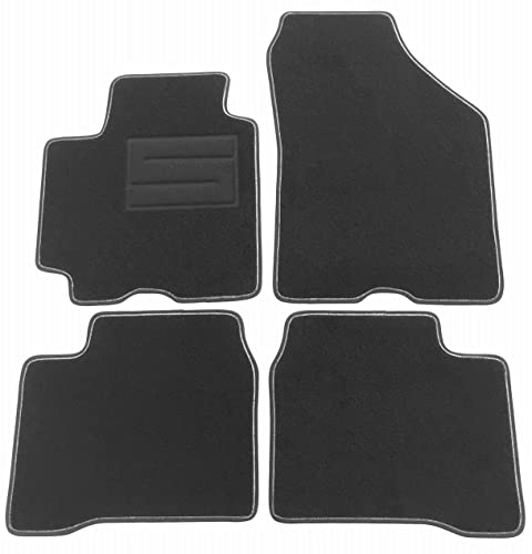 ASC SWIFT VI Tapis de voiture de 2017 à 2022, SWIFT HYBRID tapis de voiture en moquette avec talonnette