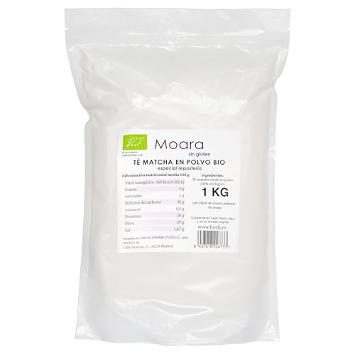 Té Matcha en Polvo, Sin Colorantes ni Aditivos Artificiales, Especial para Cocina y Repostería, 1kg