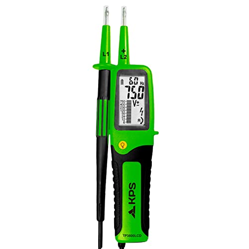 KPS-TP3500LCD Detector de Tensión 2 Polos TRMS AC/DC 75...