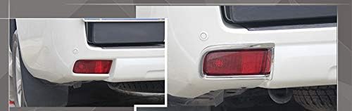 For Toyota Land Cruiser 150 Prado FJ150 2010-2017 Rear Fog Lamp Cover Light Overlay Trim Chrome Car Styling Prado Accessories