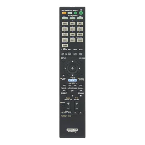 RM-AAP043 Replacement Remote Control Compatible with Sony Home Theater Receiver STR-DH800 STRDH800, Black
