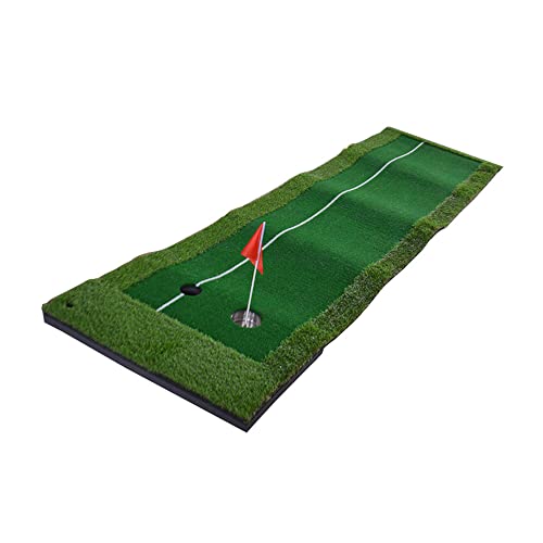 LGXEnzhuo 2.5 * 9.8 ft Indoor Golf Exercise Pad Golf Putting Green Indoor Outdoor Practice Mat