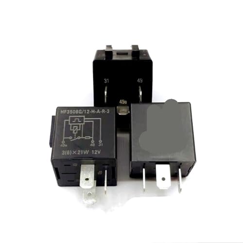 Relais 12V 3 broches BN3-13350-AA pour circuit automobile et électronique, lot de 5 pièces