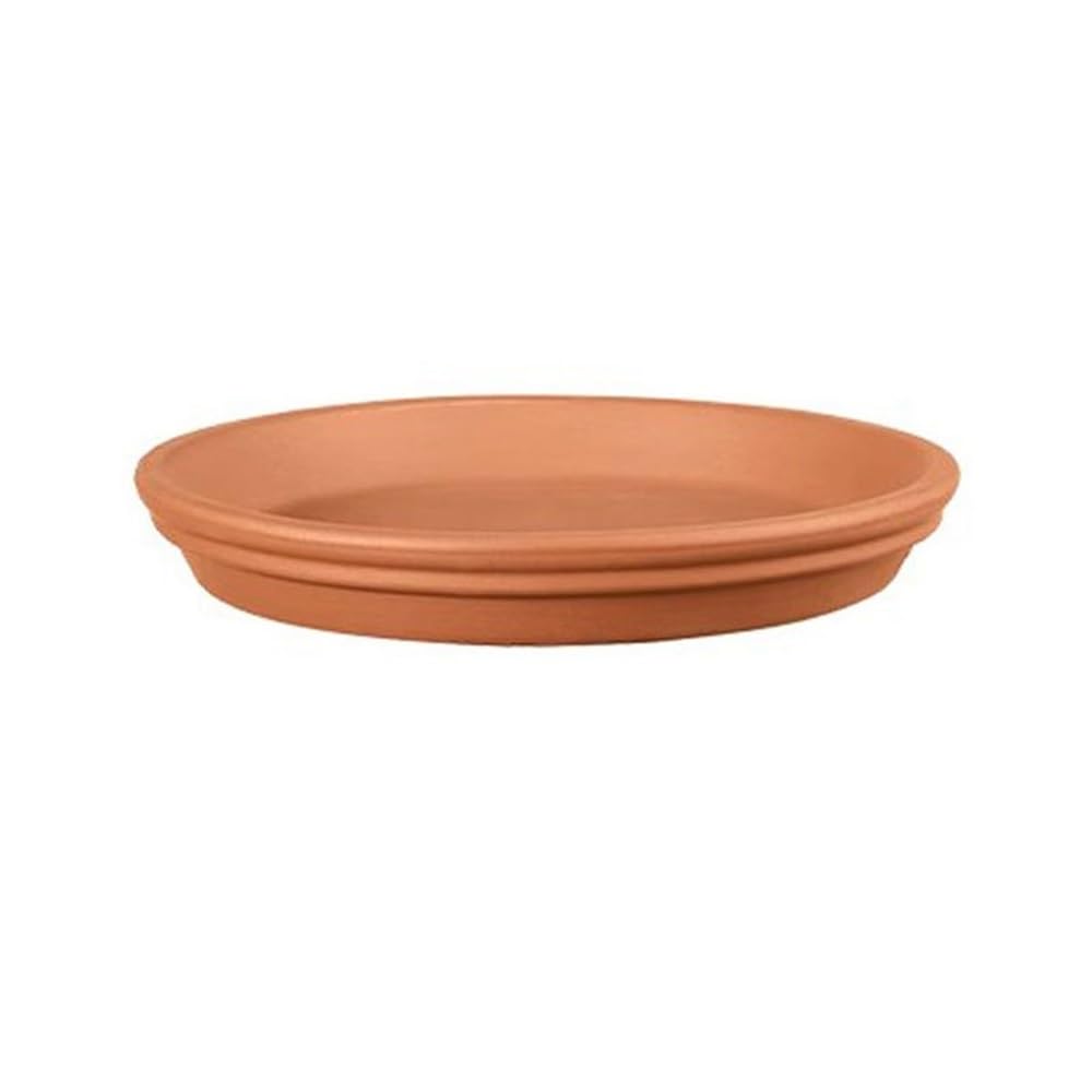 Platillos para Flores Paleta de riego Plantas Arcilla cerámica roja Bandeja para Plantas