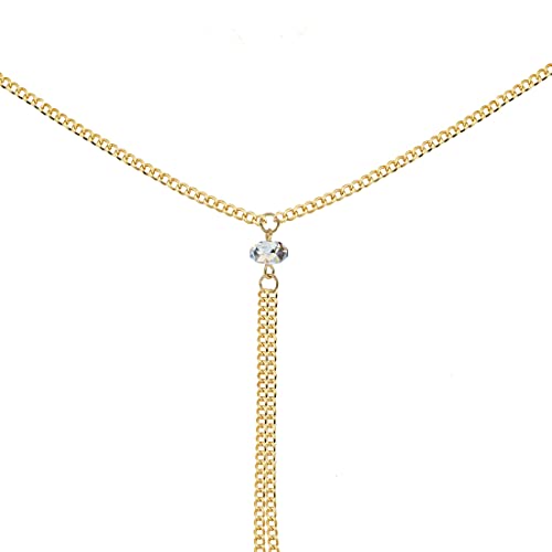 Cadena para el cuerpo Joyas para el cuerpo sexy para mujeres Cadenas para el cuerpo para mujeres Joyas para el cuerpo para mujeres Collar de cadena para el cuerpo sexy Bikini Cadena para Cover