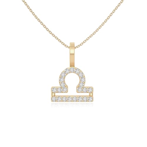 LUSTRE AND LIGHT Moissanite Zodiac Libra...