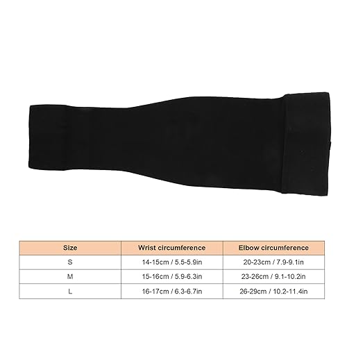 Manicotto per braccio a compressione linfedema, manicotto di supporto gonfiore, manicotto di supporto per mastectomia in poliuretano per supporto gonfiore (L-destra